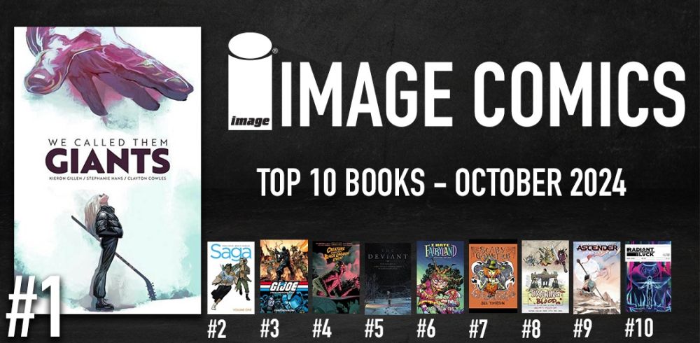 IMAGE COMICS TOP 10 BOOKS FOR OCTOBER 2024