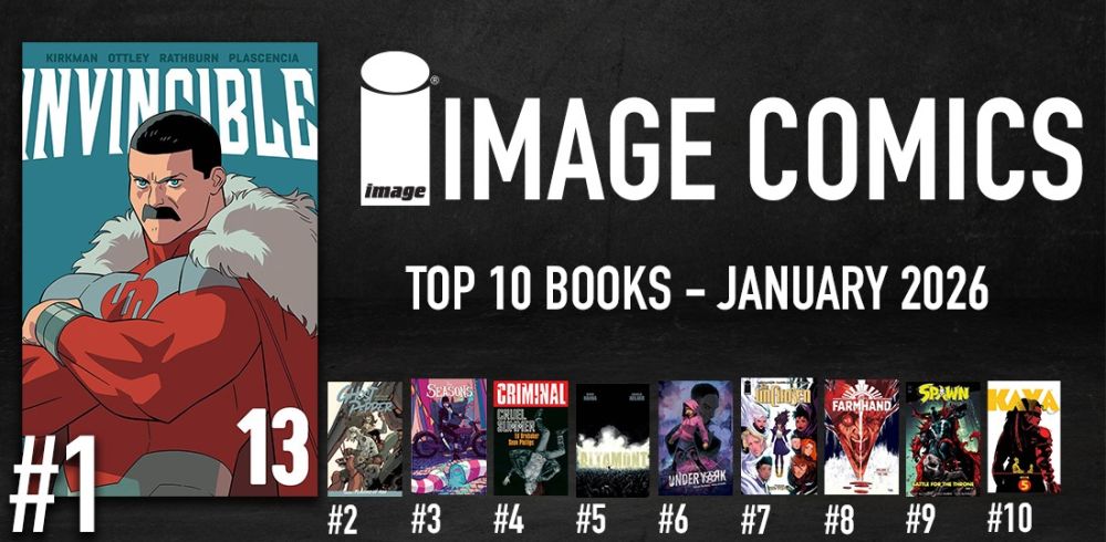 IMAGE COMICS TOP 10 BOOKS JANUARY 2026