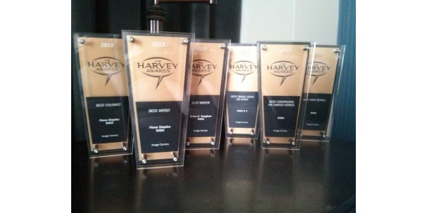 SAGA Honored With 6 Harvey Awards