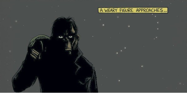 An Ape Biker Gang Roars into Town in March's THE HUMANS