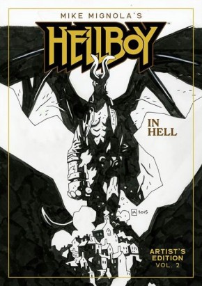 Mike Mignolas Hellboy In Hell Artists Edition HC, Book 2 cover