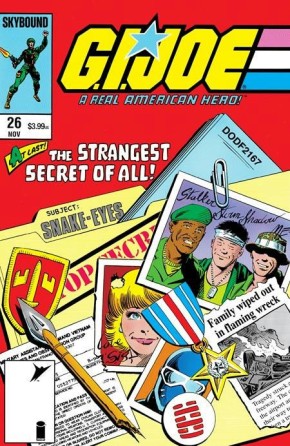 GI Joe A Real American Hero Hama Files Edition #26 cover