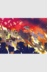 FERAL #25 CVR A TONY FLEECS & TRISH FORSTNER WRAPAROUND