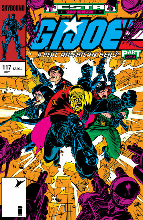 GI JOE A REAL AMERICAN HERO #117 HAMA FILES EDITION CVR A MICHAEL GOLDEN cover