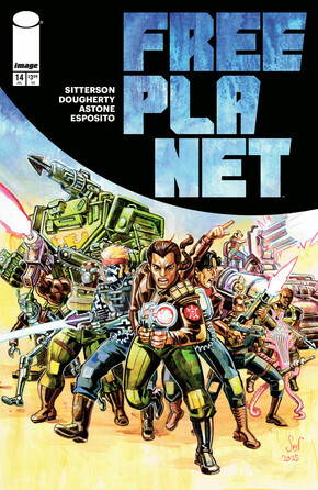 FREE PLANET #14 CVR A JED DOUGHERTY cover