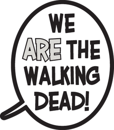 The Walking Dead Balloon Pin - WE ARE THE WALKING DEAD