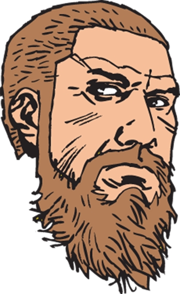 The Walking Dead Old Rick Face Pin