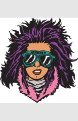 The Walking Dead Juanita Face Pin