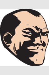 The Walking Dead Negan Face Pin