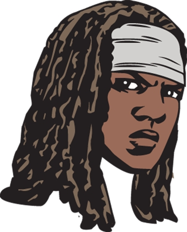 The Walking Dead Michonne Face Pin
