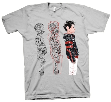 DESCENDER TIM-21 TRIPTYCH T-shirt - XXL