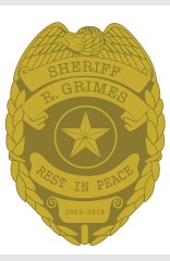 THE WALKING DEAD RICK’S SHERIFF BADGE PIN - $10