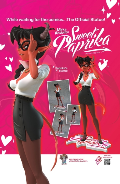 Mirka Andolfo's Sweet Paprika Statue