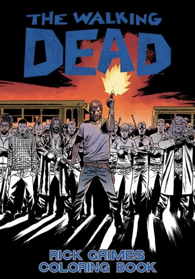 The Walking Dead Rick Grimes Coloring Book