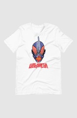 ULTRAMEGA FACE ORANGE LOGO TEE ON WHITE - XL