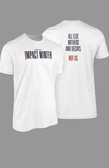 Impact Winter “Blood Logo” Tee (White) - 3XL