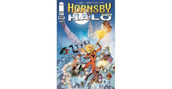 HORNSBY & HALO #13, THE ROCKETFELLERS #12 TAKE A SLEIGH RIDE TOGETHER THIS DECEMBER WITH FESTIVE CONNECTING COVERS