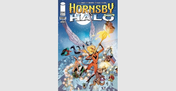 HORNSBY & HALO #13, THE ROCKETFELLERS #12 TAKE A SLEIGH RIDE TOGETHER THIS DECEMBER WITH FESTIVE CONNECTING COVERS