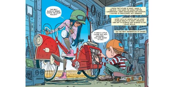 HOWTOONS GRAPHIC NOVEL PAPERBACK PROVIDES DIY, HOW-TO PROJECTS TO TEACH KIDS STEM/STEAM FUNDAMENTALS THROUGH PLAY