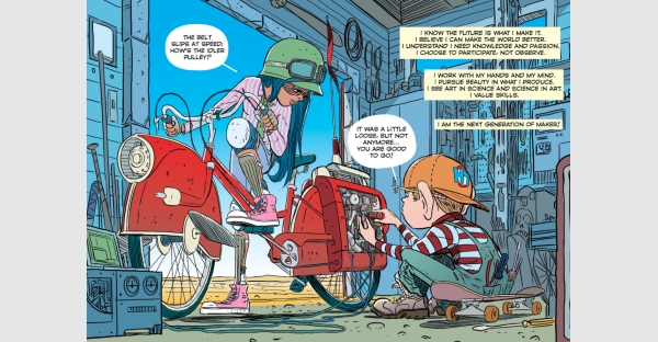 HOWTOONS GRAPHIC NOVEL PAPERBACK PROVIDES DIY, HOW-TO PROJECTS TO TEACH KIDS STEM/STEAM FUNDAMENTALS THROUGH PLAY