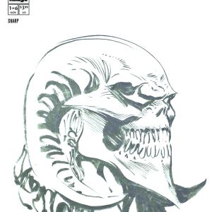 ABOVE: NOT FINAL/EXAMPLE: Cover F 1:1,000 copy incentive by Sharp (original art)