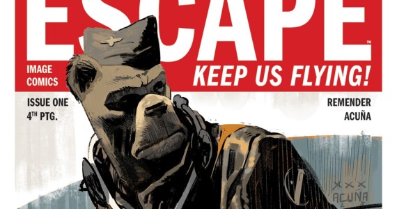 DEBUT ISSUE OF RED-HOT ESCAPE GETS ORDERED BACK TO PRINT FOR ANOTHER IMMEDIATE REDEPLOYMENT