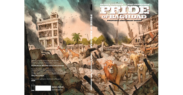 IMAGE COMICS CELEBRATES 20TH ANNIVERSARY OF BRIAN K. VAUGHAN & NIKO HENRICHON MASTERPIECE PRIDE OF BAGHDAD THIS FALL WITH BREATHTAKING HARDCOVER EDITION FEATURING NEW COVER ART