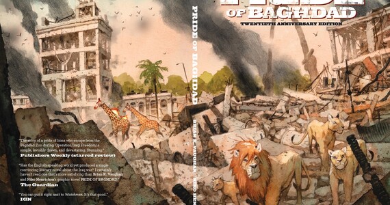 IMAGE COMICS CELEBRATES 20TH ANNIVERSARY OF BRIAN K. VAUGHAN & NIKO HENRICHON MASTERPIECE PRIDE OF BAGHDAD THIS FALL WITH BREATHTAKING HARDCOVER EDITION FEATURING NEW COVER ART